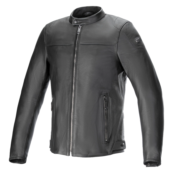 Alpinestars Blacktrack Leather Jacket - Black/Black