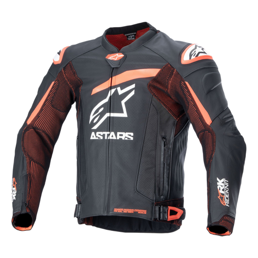 Alpinestars GP Plus R V4 Rideknit Leather Jacket - Blk/Red/White